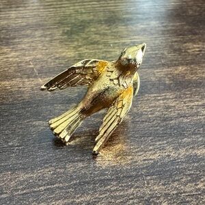 Avon Gold Bird Brooch